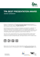 Best Presentation Award WS20_21