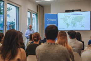 Studierende zu Besuch beim World Food Programme.