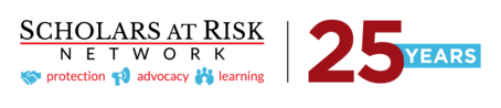 Logo Scholars at Risks 25 years