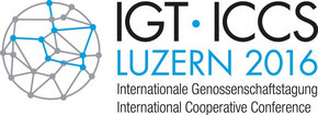 Logo der 18. Internationalen Genossenschaftswissenschaftlichen Tagung 2016 in Luzern