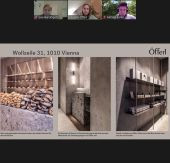 Screenshot taken at the video call 