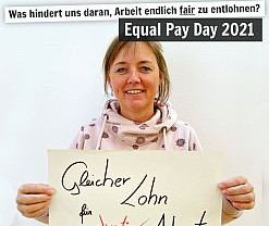 Equal Pay Day 2021 - gleicher Lohn für gleich(wertige) Arbeit