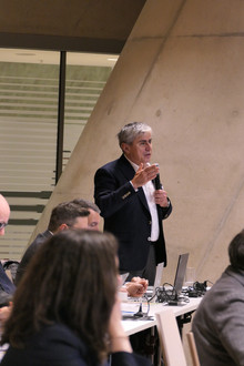 Question from the audience during panel 4