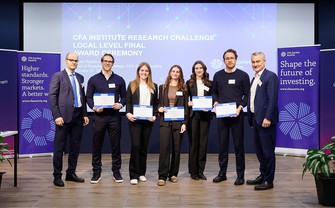 Das Gewinnerteam der CFA Research Challenge
