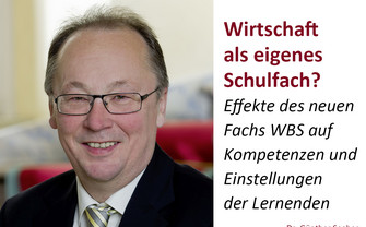 Wirtschafts als eigenes Schulfach von Dr. Günther Seeber