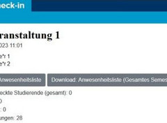 Anwesenheitsliste