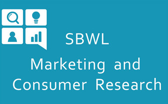 mcore's logo with white letters on a turquoise background spelling out SBWL Marketing and Consumer Research
