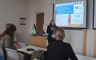 Foto: Sabine Weiß bei der ECER 2023 in Glasgow