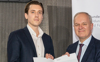 Dr. Gregor Zens und MinRat Dr. Alexander Marinovic