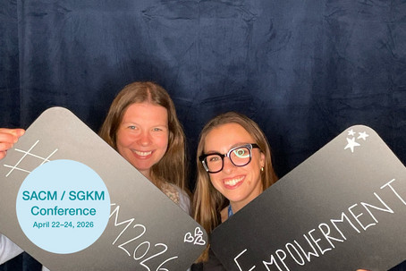 Florentina Höhs & Laura Hackl at the SGKM Conference.