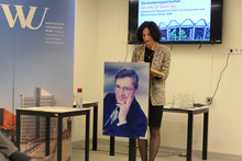 Prof. Rita Szudoczky bei der Eröffnungsansprache