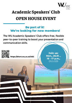 Academic Speakers Club Open House 