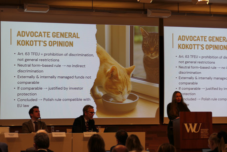 Presentation at the CJEU Direct Taxation Conference 2025