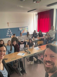 Workshop on Financial Communication at the Bundesgymnasium Vöcklabruck.