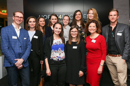 MSc Marketing students with program director Dr. Christina Holweg during the event
