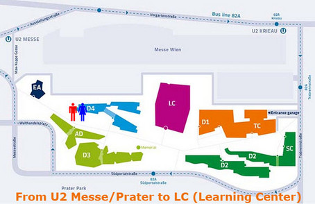 From U2 Messe/Prater to LC (Learning Center)