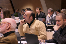 Participants during working session