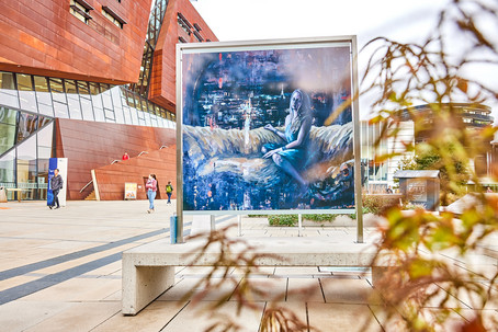 Outdoor Art Gallery at Campus WU