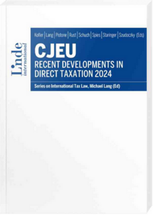Cover of the book for the CJEU Conference 2024