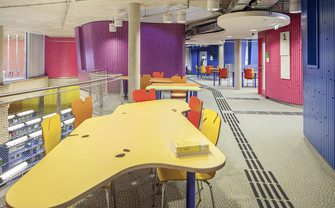 Empty halls during semester break