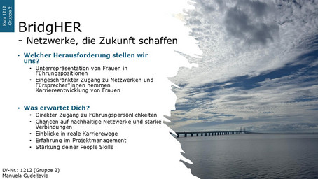 BridgHER – Netzwerke, die Zukunft schaffen