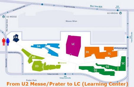 From U2 Messe/Prater to LC (Learning Center)