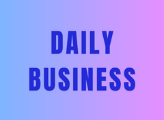 Das Bild zeigt den Schriftzug Daily Business.