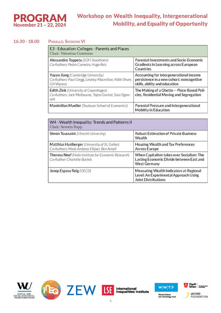Bild vom Workshop Programm - Site 5