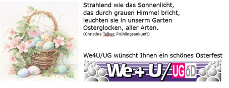 Osterwünsche We4U/UG 2024