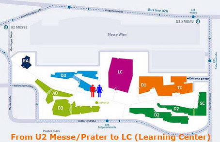 From U2 Messe/Prater to LC (Learning Center)