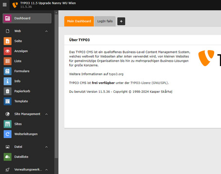Typo3 Backend
