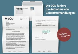 Brief Aufnahme der Gehaltsverhandlungen