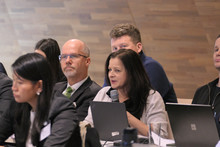 Question from audience during panel 2