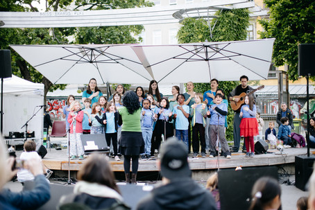 Auftritt des Musikbuddy-Kinderchors