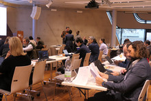 Participants of Symposium shortly before opening
