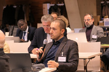 Question from audience during panel 8