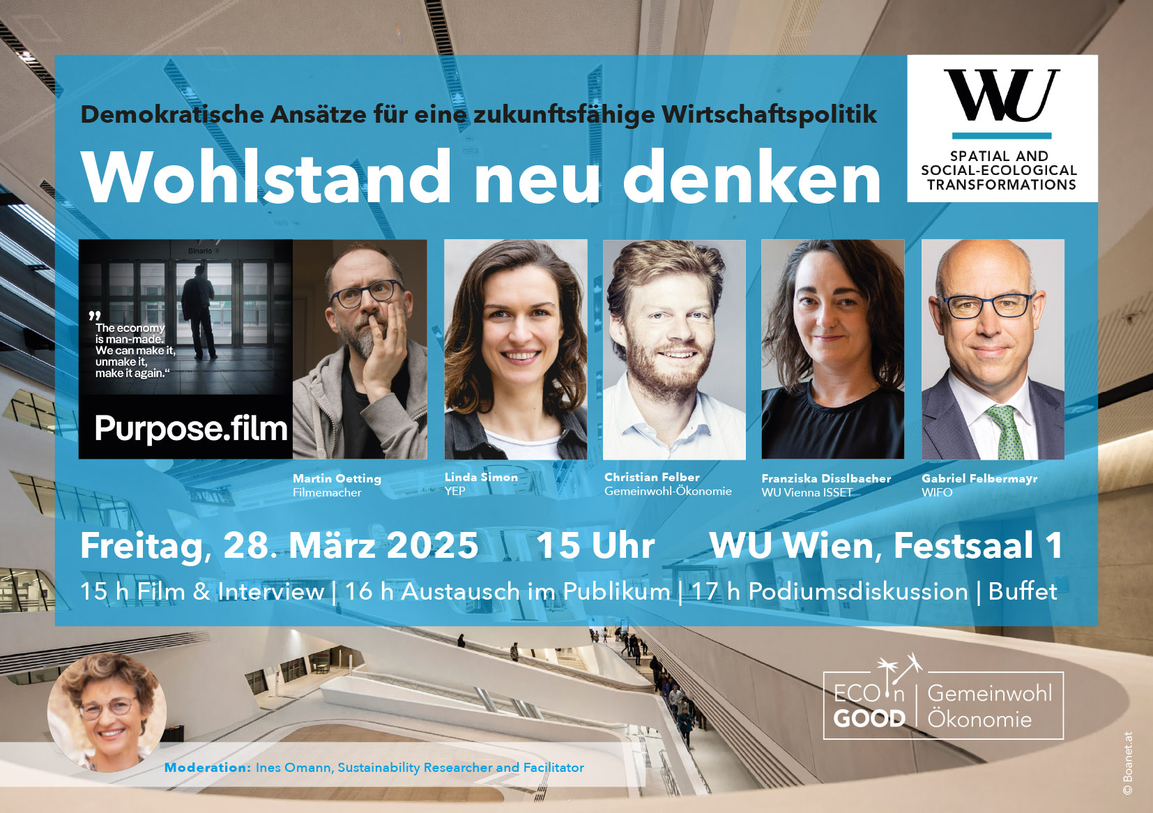 Einladung WU Event Wohlstand neu denken