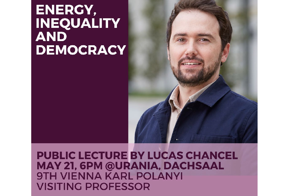 Public Lecture Lucas Chancel