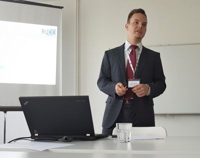 Gregor Rabong,MSc bei seinem Vortrag bei der ICA 2018 Reserach Conference in Wageningen