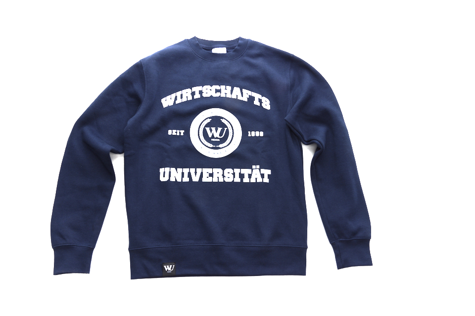 Wirtschaftsuniversit t Wien Sweatshirts Textiles WU Shop