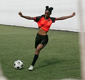 Female football player