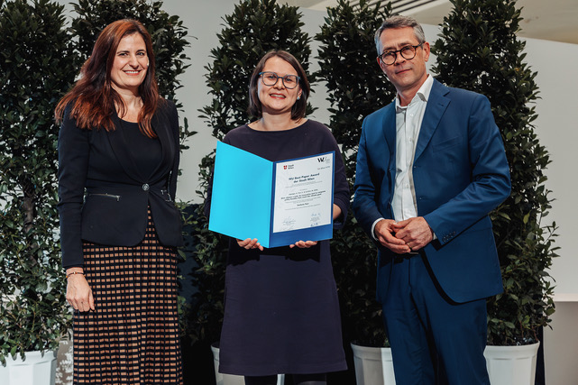 Stefanie peer receives WU Award for Best Paper