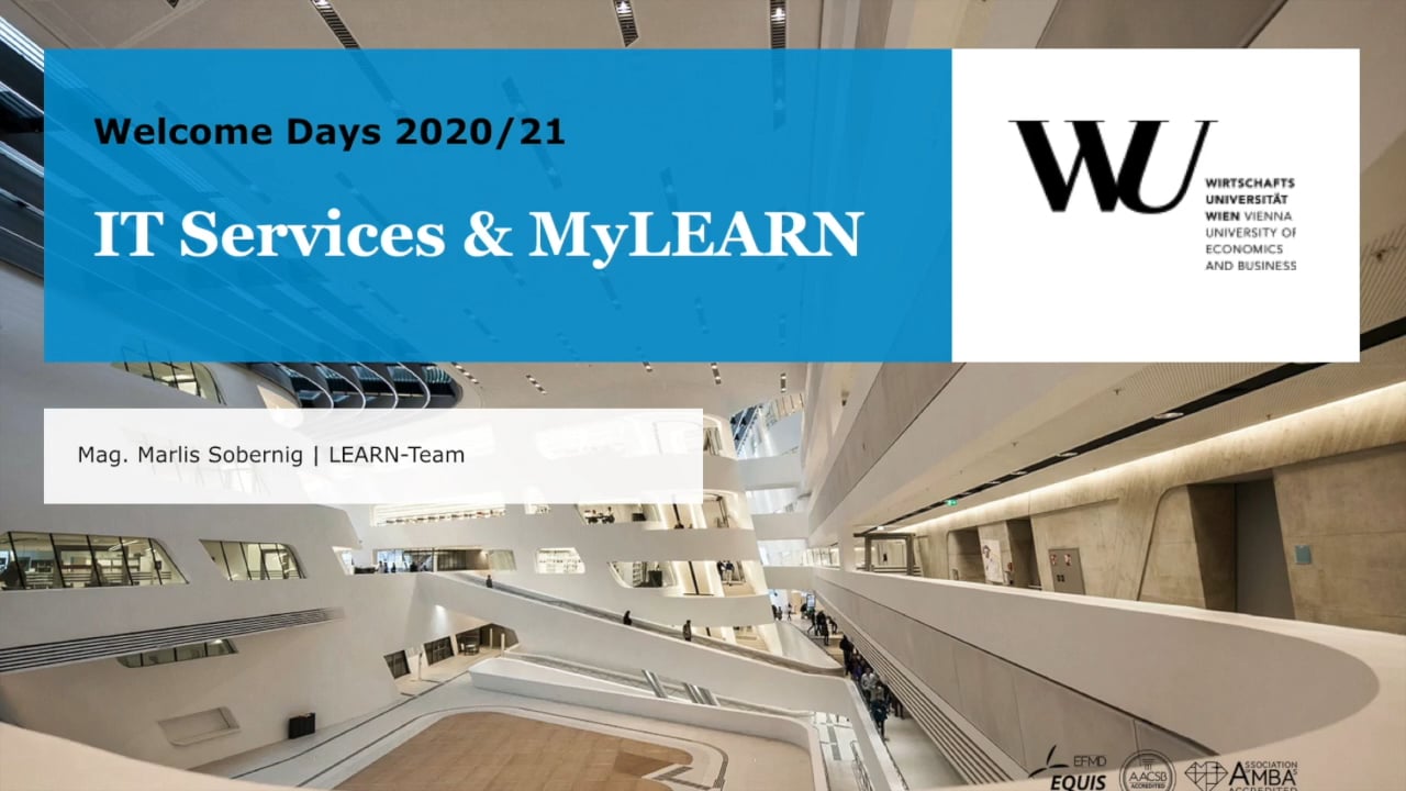 Video IT und MyLEARN