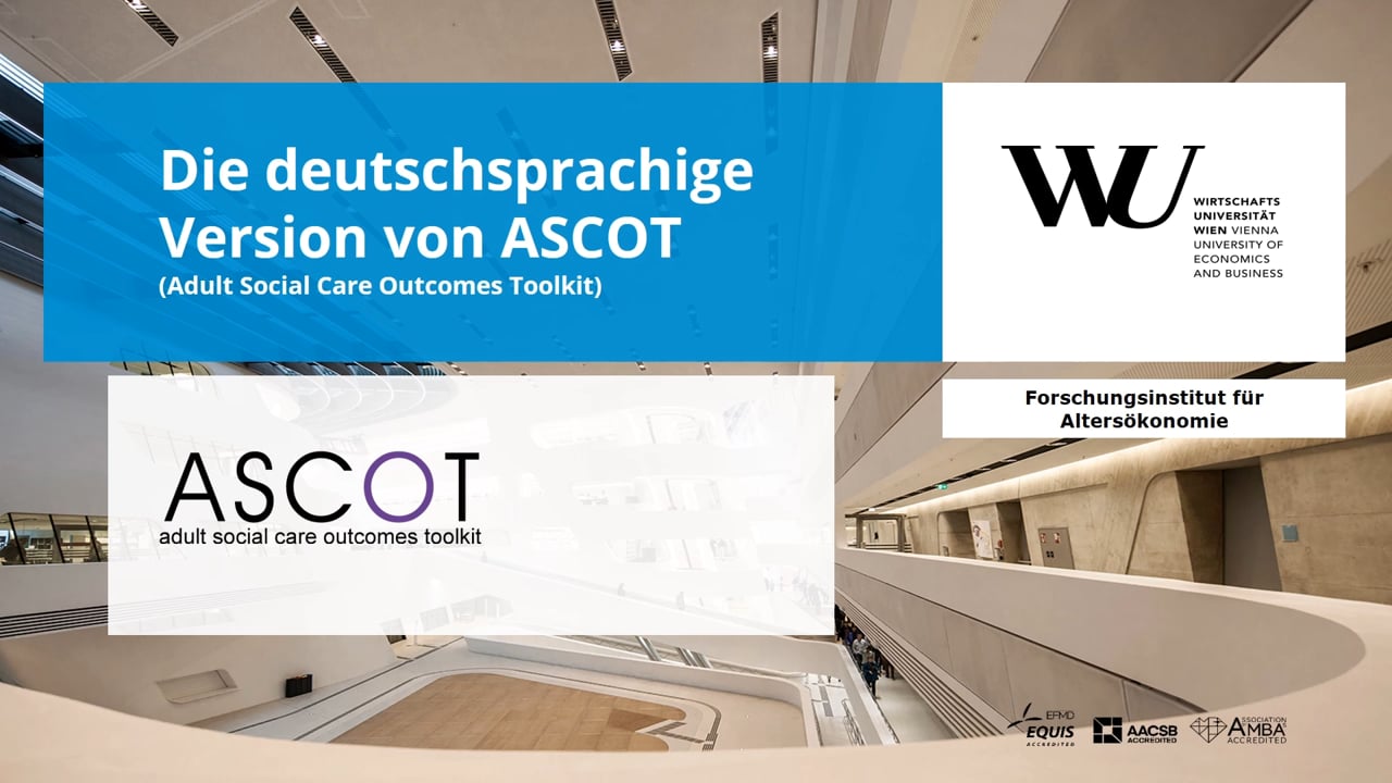 Video Die deutschsprachige Version von ASCOT