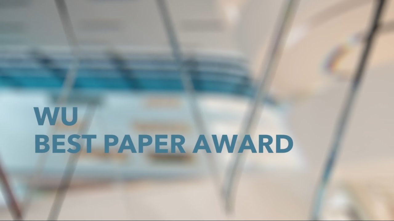 Video Best Paper Awards