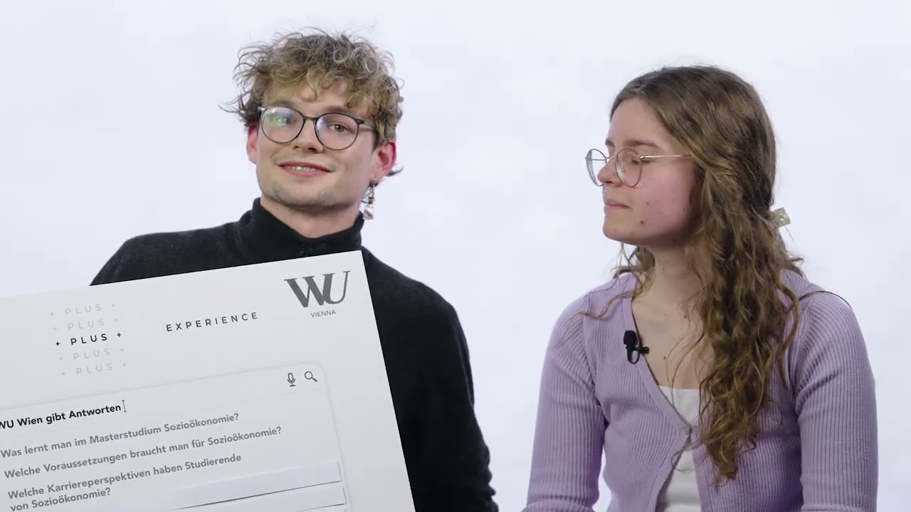 Video How to master Sozioökonomie | WU Wien gibt Antworten