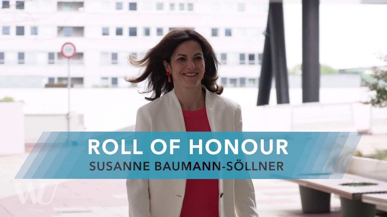 Video Susanne Baumann-Söllner | WU Roll of Honour