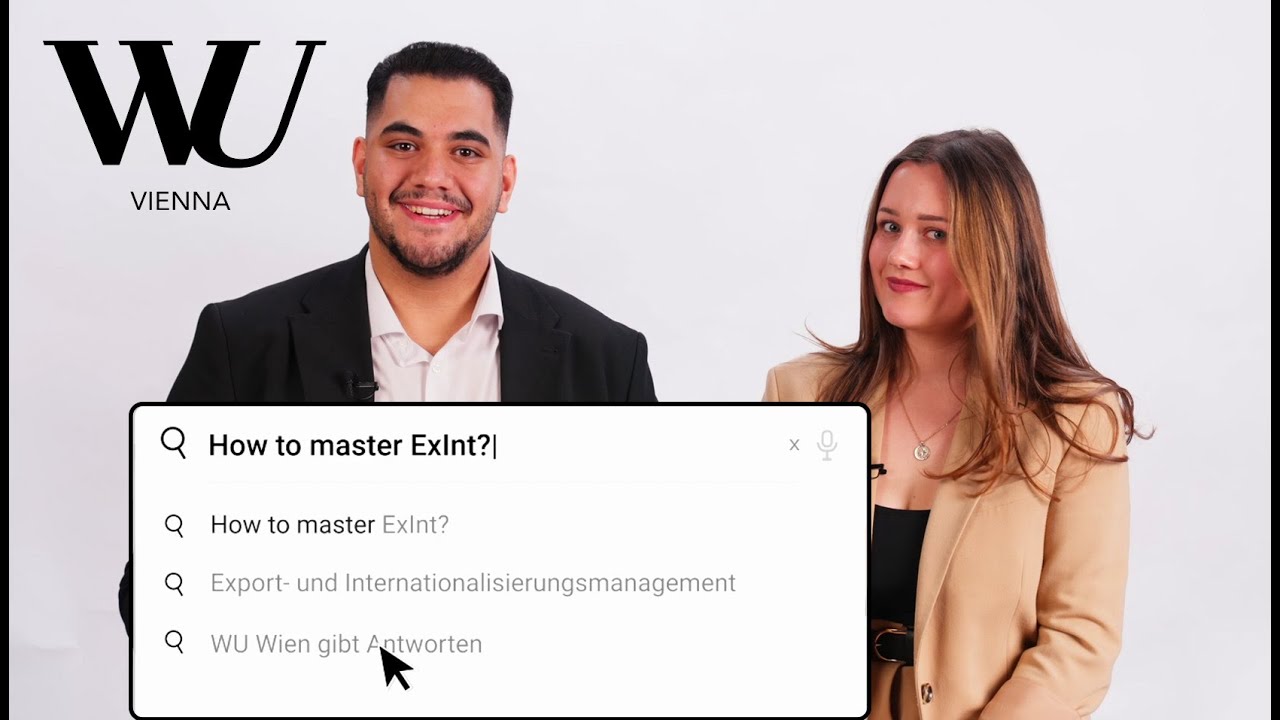 Video How to master Export- und Internationalisierungsmanagement (ExInt) | WU Wien gibt Antworten