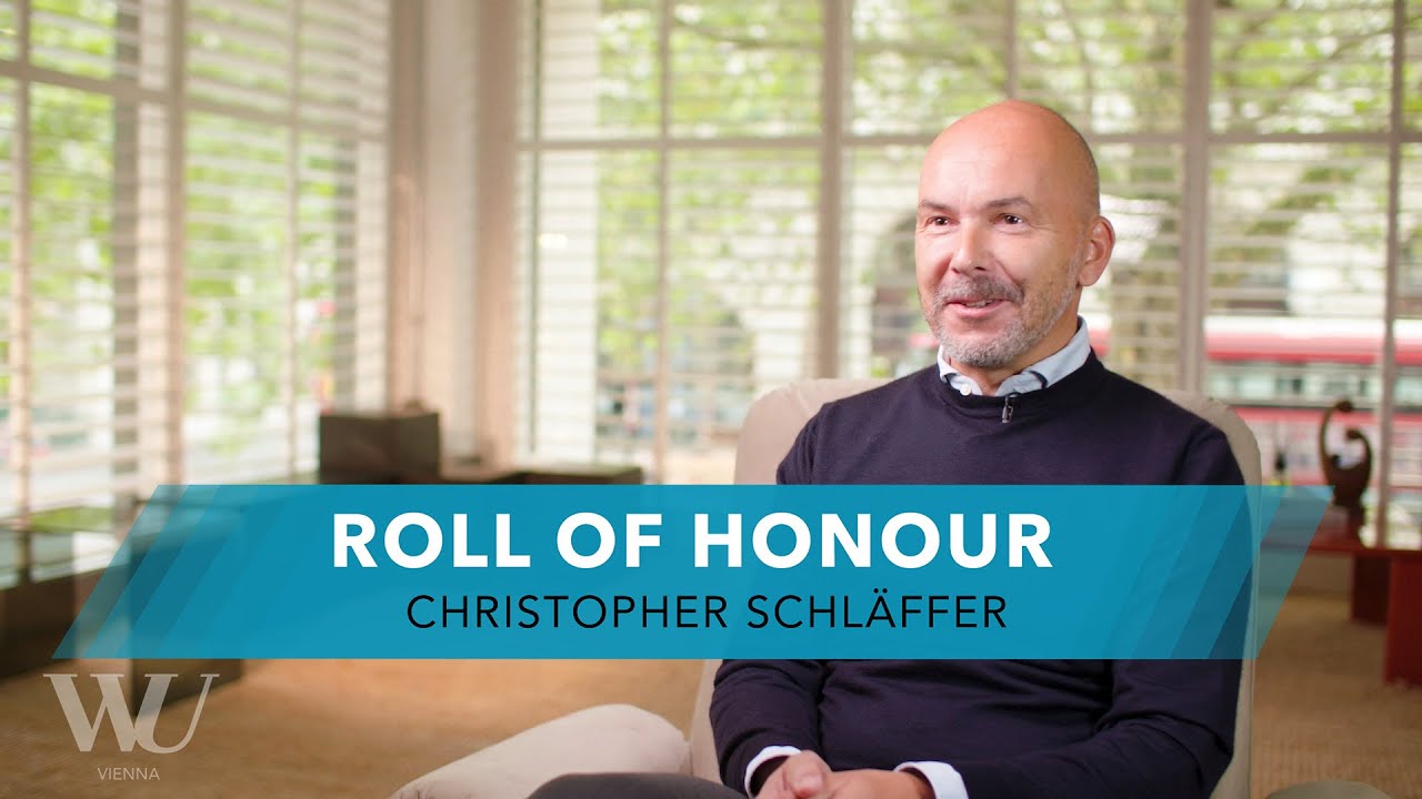 Video Christopher Schläffer - WU Roll Of Honour