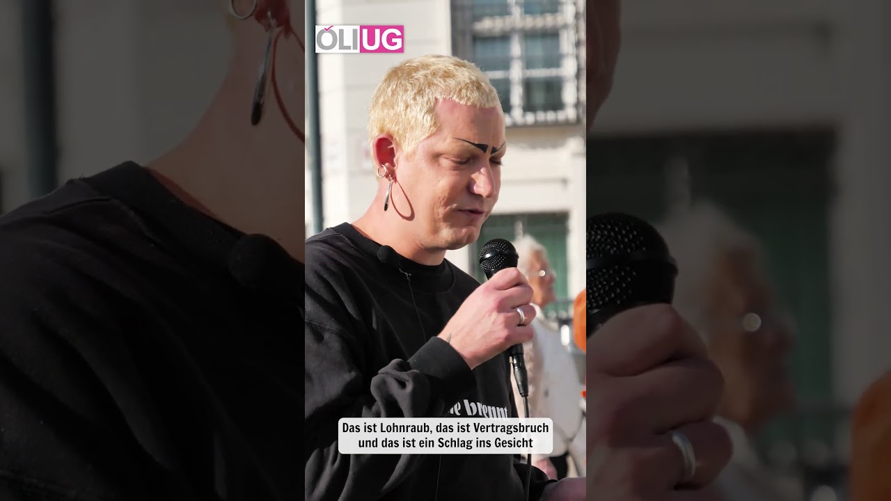 Video Demo gegen den 3-jährigen GÖD-Lohnabschluss